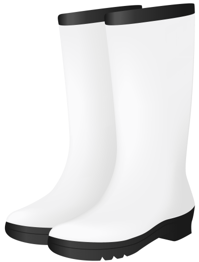 white-rubber-boots