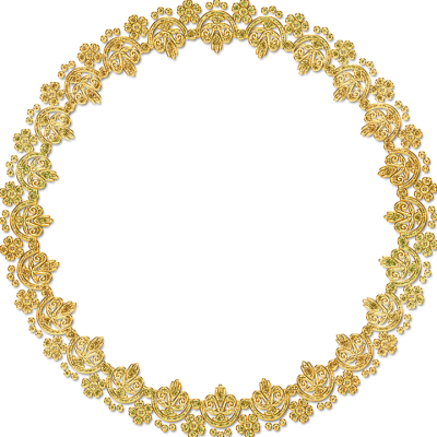  Gold Flower Frame Free Download