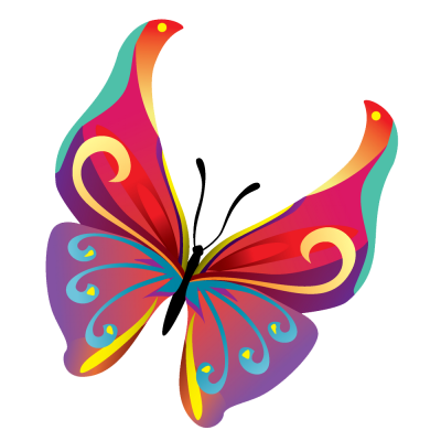  Butterflies Vector PNG Pic