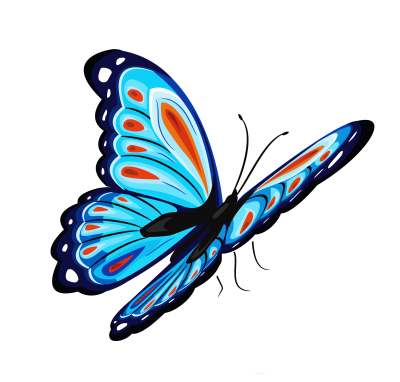 Blue Butterfly PNG