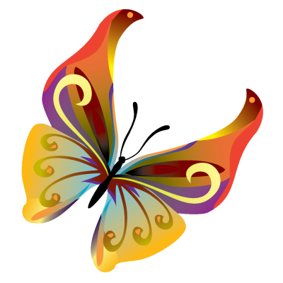  Butterflies Vector PNG Transparent Image