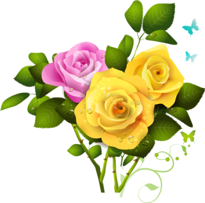  Yellow Rose PNG File