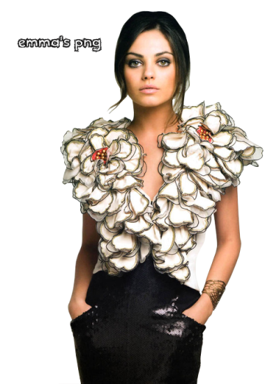 Mila Kunis PNG Transparent Im