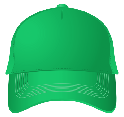green-baseball-cap