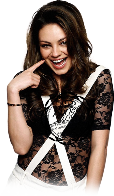 Mila Kunis PNG Transparent