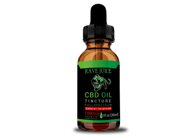 1,000MG Full Spectrum CBD Tincture | High CBD | Miami Rave CBD