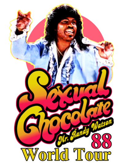 OFFICIAL Sexual chocolate mr. randy watson world tour 88 shirt