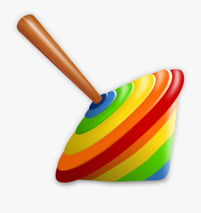 Toys Clipart Top - Transparent Spinning Top Png , Free Transparent ...