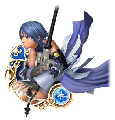 Kingdom Hearts Aqua PNG Background Image