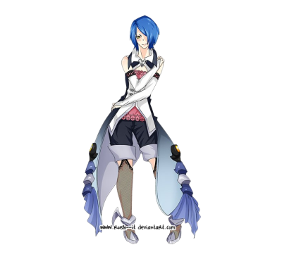 Kingdom Hearts Aqua PNG Transparent Image