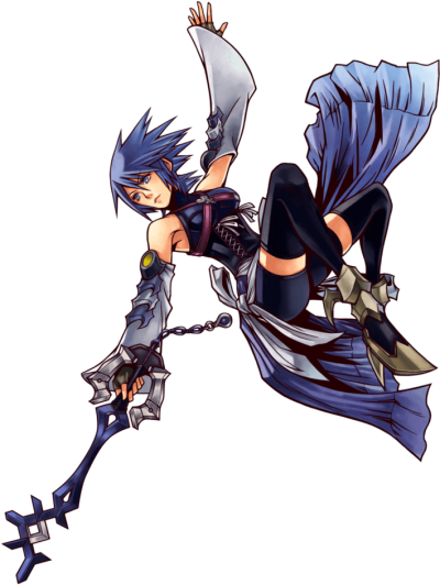Kingdom Hearts Aqua PNG Photo