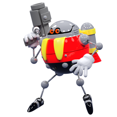 Eggrobo Sonic Lost World PNG Transparent Picture