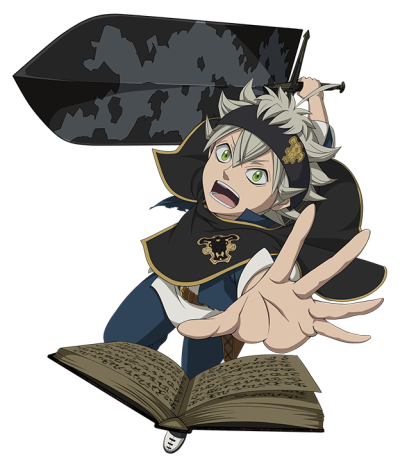 Black Clover Manga Series PNG File