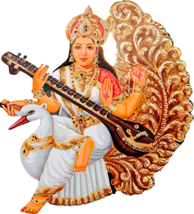  Vasant Panchami String Instrument Musical Saraswati Veena For Happy Around The World