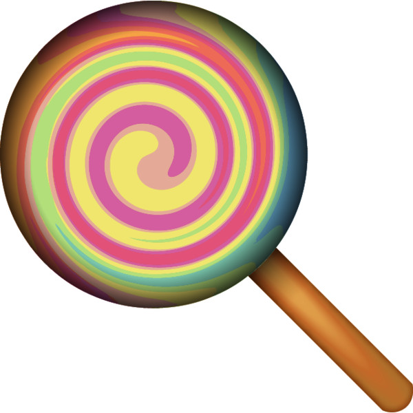 Lollipop Candy Emoji Icon  Photo