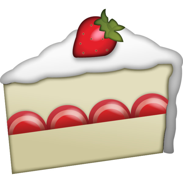 Strawberry Cake Emoji  Icon