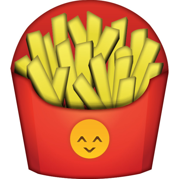 French Fries Emoji Icon File HD