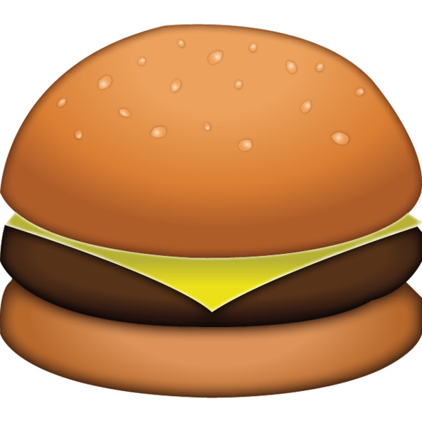 Cheese Burger Emoji  Icon HQ