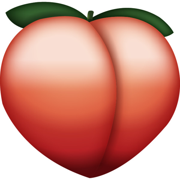 Peach Emoji Icon File HD