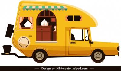 vendor-car-icon-yellow-classical-sketch_6841030