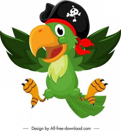 pirate-parrot-icon-colorful-funny-cartoon-sketch_6840791